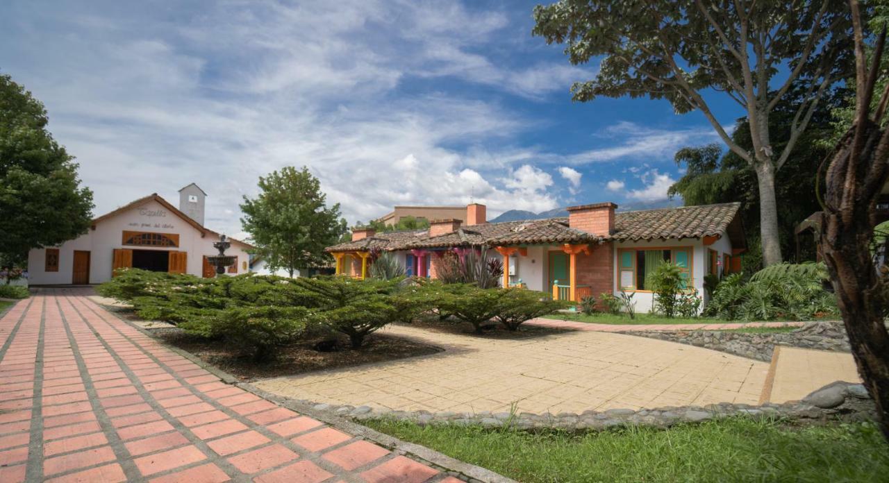 Hotel Termales El Otono à La Enea Extérieur photo View of the Hacienda Santa Bárbara